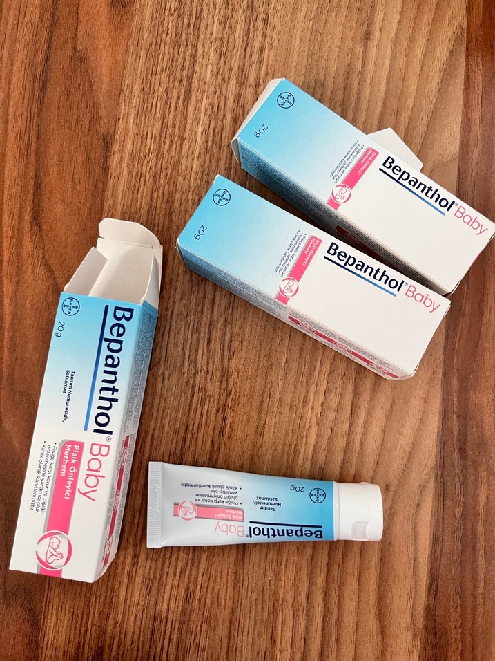 3 adet Bepanthol Baby Bebek pişik  Kremi 20g - Görsel 2