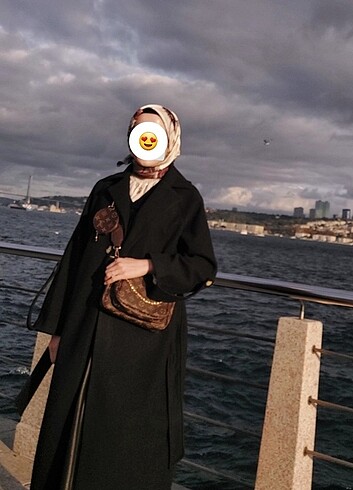 Siyah kaşe kaban 