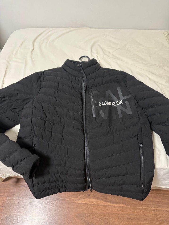 Siyah Fermuarlı Erkek Mont - Görsel 5