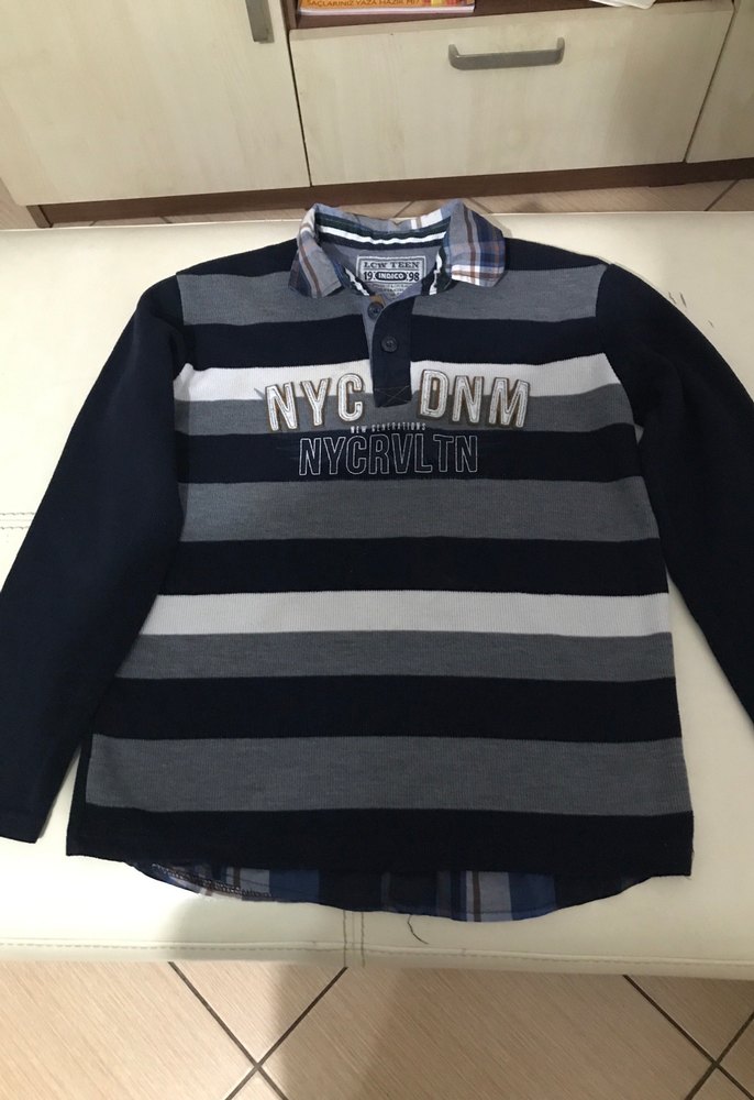 Erkek Çocuk Lacivert Uzun Kollu Lcw Sweatshirt - Görsel 4