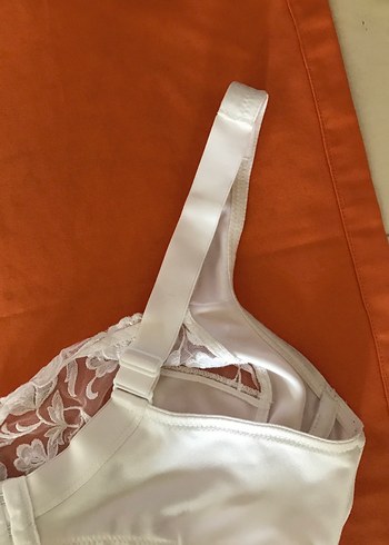 Beyaz Nakışlı Sütyen 90 - Görsel 12