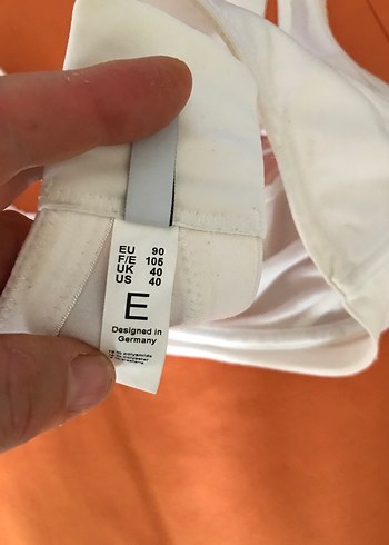 Beyaz Nakışlı Sütyen 90 - Görsel 9