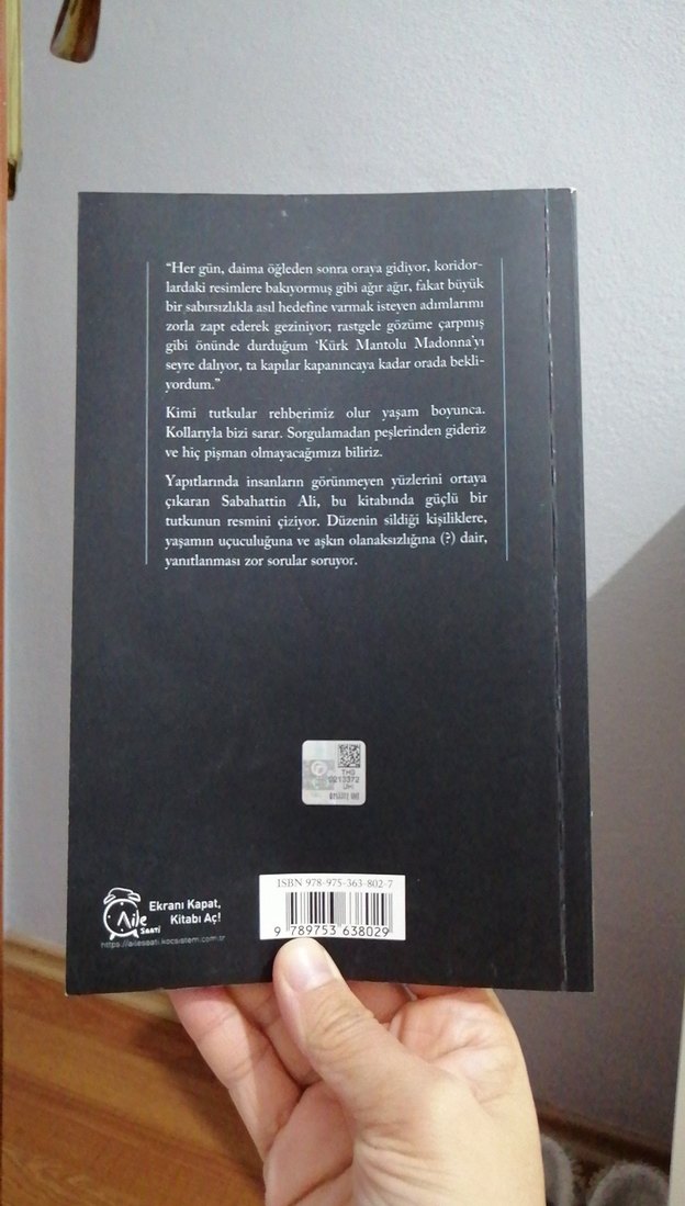 Kürk Mantolu Madonna - Sabahattin Ali - Görsel 2