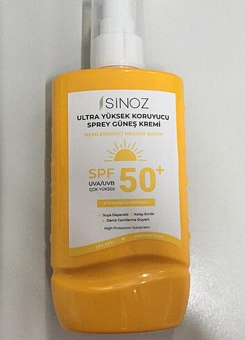 Sinoz güneş kremi 