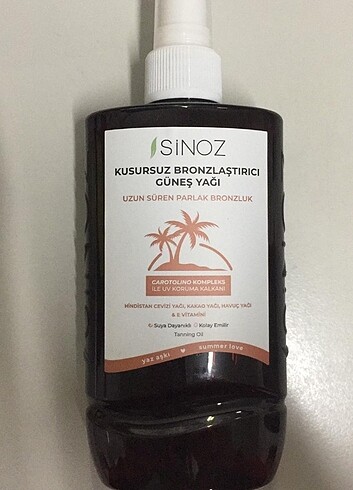 Diğer Sinoz bronzlaştırıcı 
