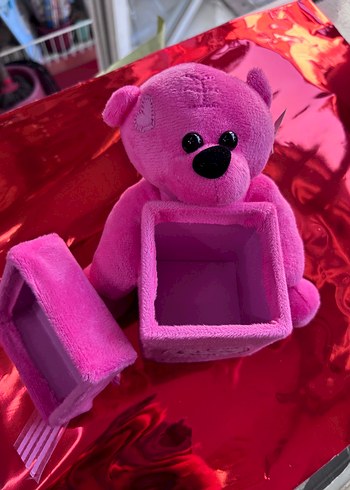 Beden Pembe Peluş Ayı Oyuncak