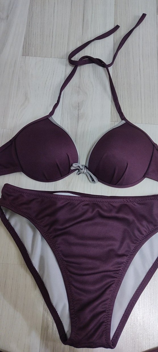 Mor Etekli Bikini takımı - Görsel 5