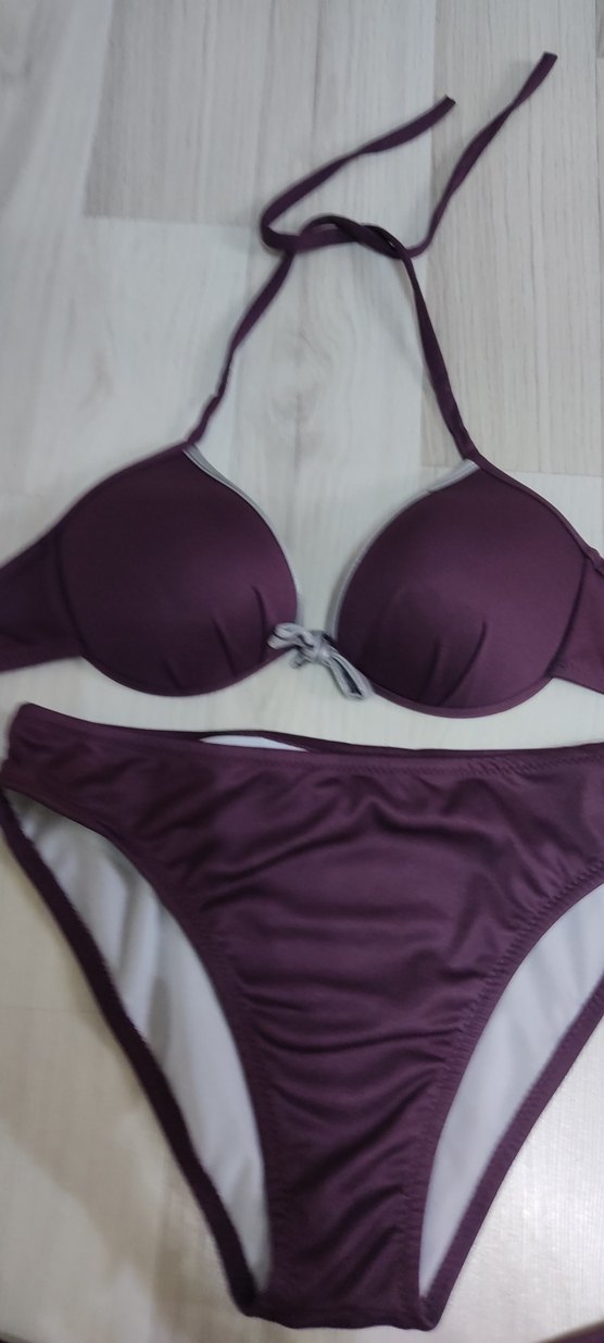 Mor Etekli Bikini takımı - Görsel 2