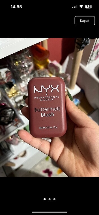 Nyx buttermelt allık 10 numara