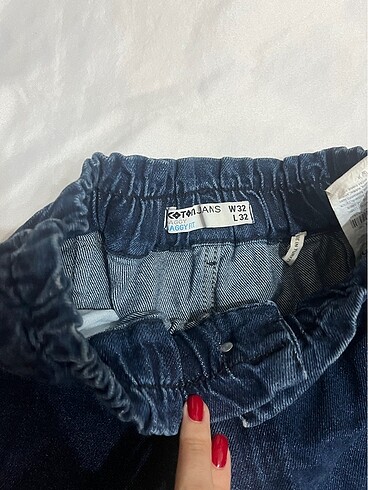 32 Beden Kot pantolon baggy fit model