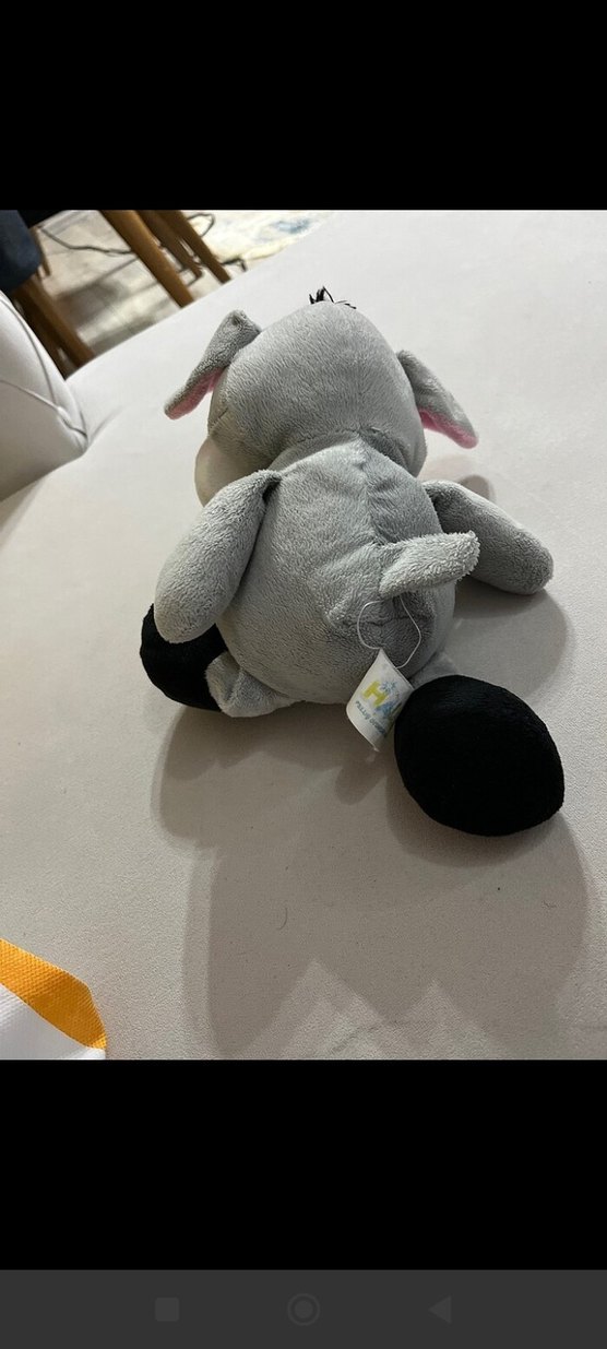 Gri Peluş Oyuncak Eşek - Görsel 2