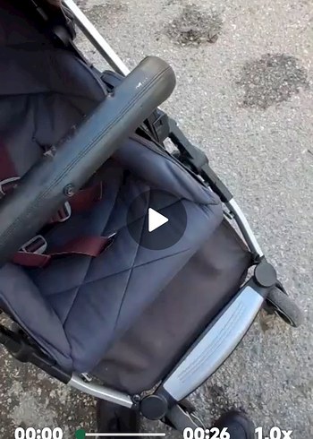 Kraft Tinik Siyah Bebek Arabası Katlanabilir - Görsel 10