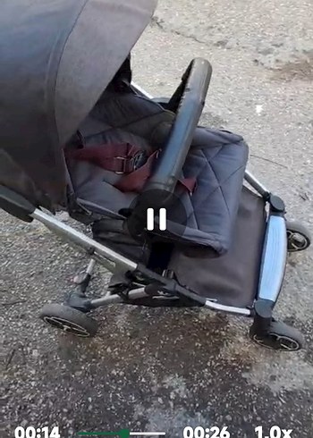 Kraft Tinik Siyah Bebek Arabası Katlanabilir - Görsel 11