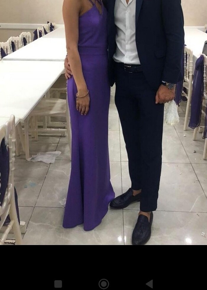 Mor elbise - Görsel 2