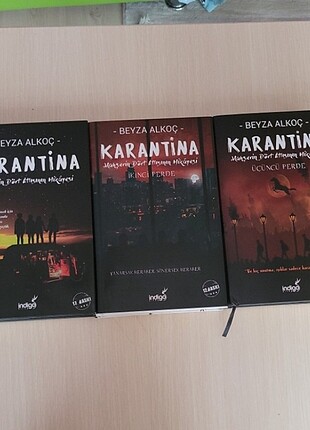 Karantina ilk üç kitap ciltli
