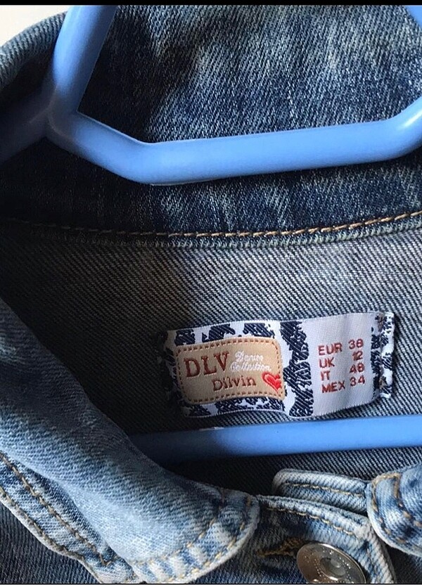 Dilvin yeniden farksız kot ceket - Görsel 3