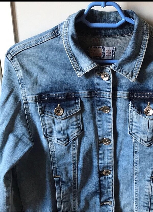 Dilvin yeniden farksız kot ceket - Görsel 2