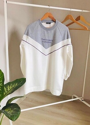 Sıfır uzun sweatshirt 