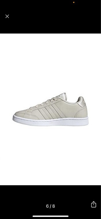 38 Beden Adidas grand court gri kadın ayakkabı
