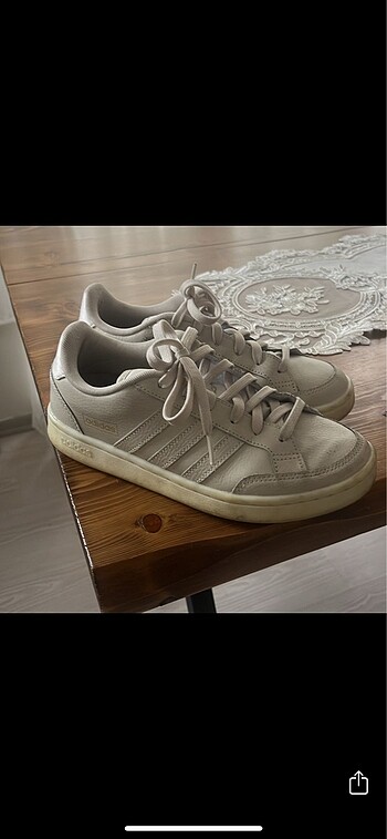 Adidas Adidas grand court gri kadın ayakkabı
