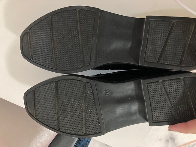 İnci siyah loafer 37 - Görsel 8