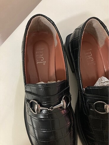 İnci siyah loafer 37 - Görsel 9