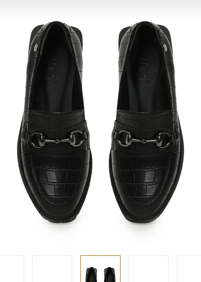 İnci siyah loafer 37 - Görsel 2