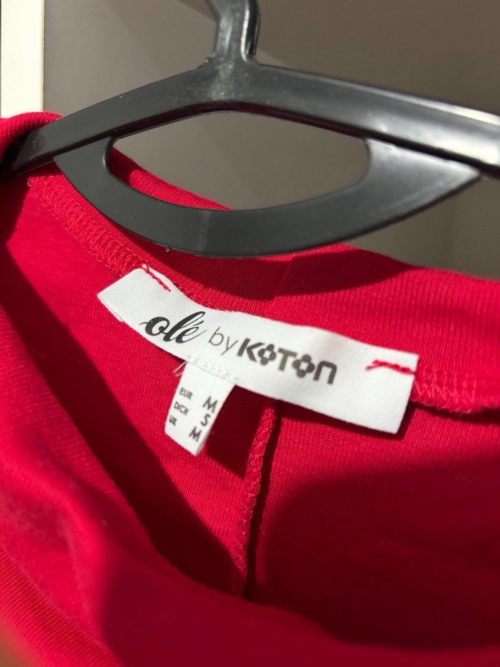 Kırmızı mini elbise - Görsel 2