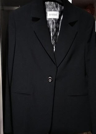 Siyah blazer ceket