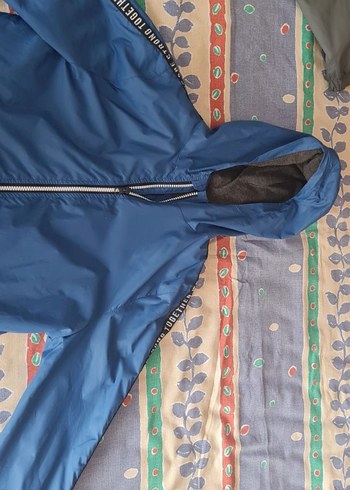 Erkek Çocuk Lacivert Fermuarlı Yağmurluk