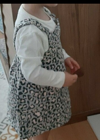 Leopar bebek elbısesı