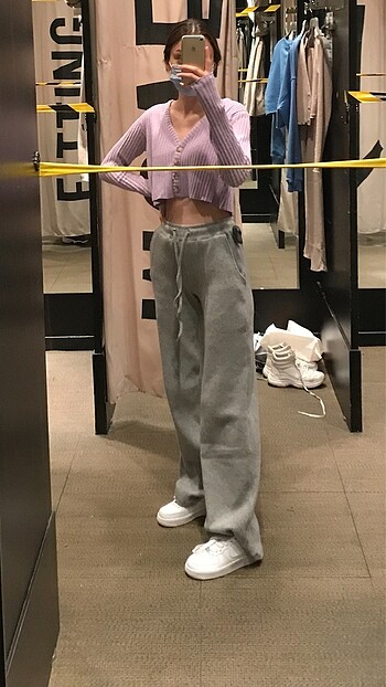 Bershka gri eşofman