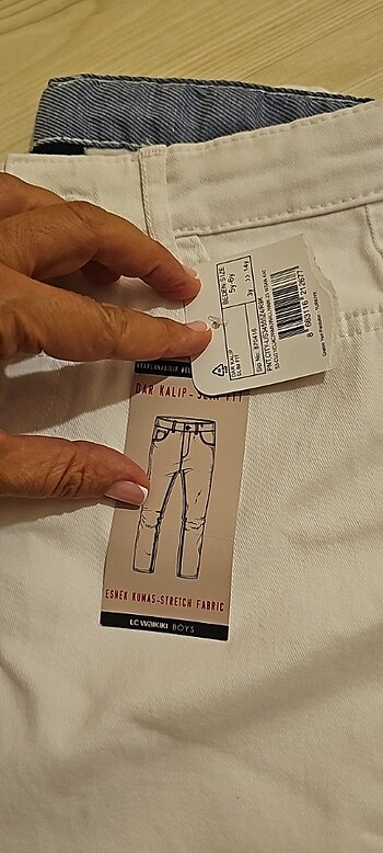 LC Waikiki Lc waikiki 5-6yas esnek kanvas pantolon