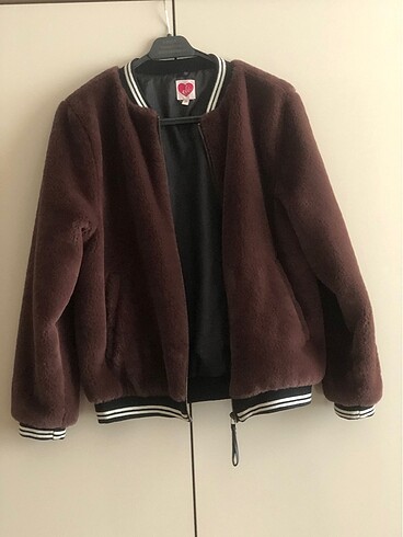 Peluş bomber ceker