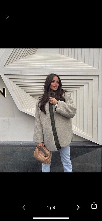 Mango peluş mont