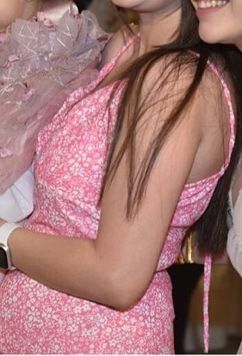 Mudo Pembe Çiçekli Elbise - Görsel 6