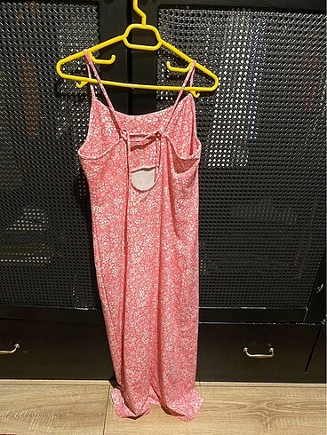 Mudo Pembe Çiçekli Elbise - Görsel 3