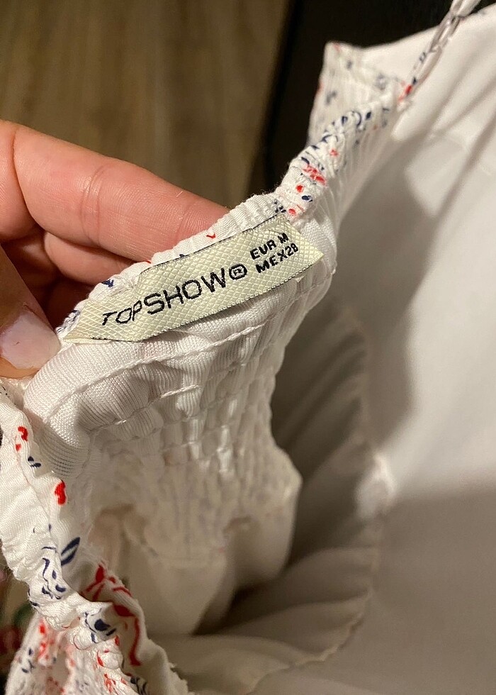 Beyaz Çiçekli Midi Elbise - Görsel 4