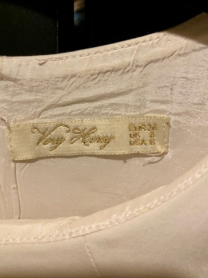 Beyaz Mini Elbise - Görsel 5