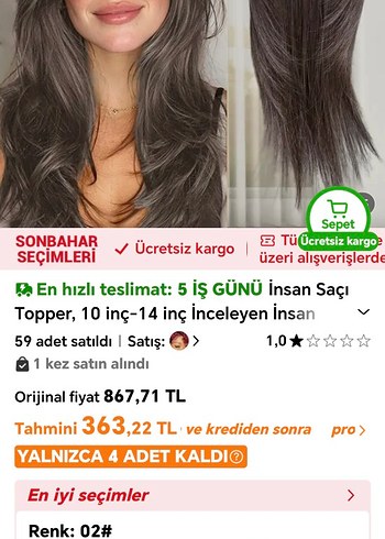 Sonbahar Saç Boyası Renk 02#