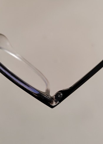 Şeffaf Gri Bej Minimalist Kadın erkek Gözlüğü - Görsel 2