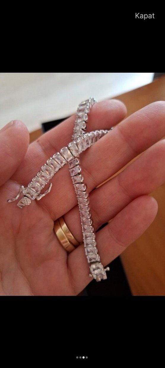 Su yolu bıleklık 925 ayar - Görsel 3