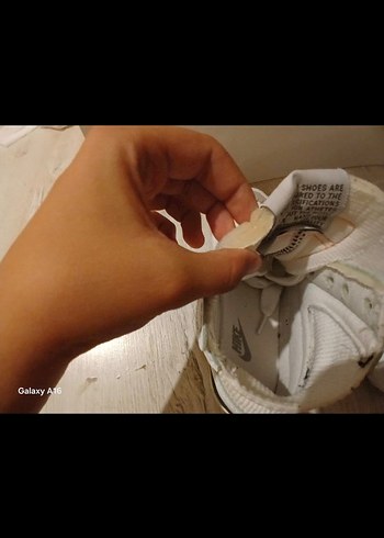 Nike Beyaz Kadın Spor Ayakkabı Velcro - Görsel 4