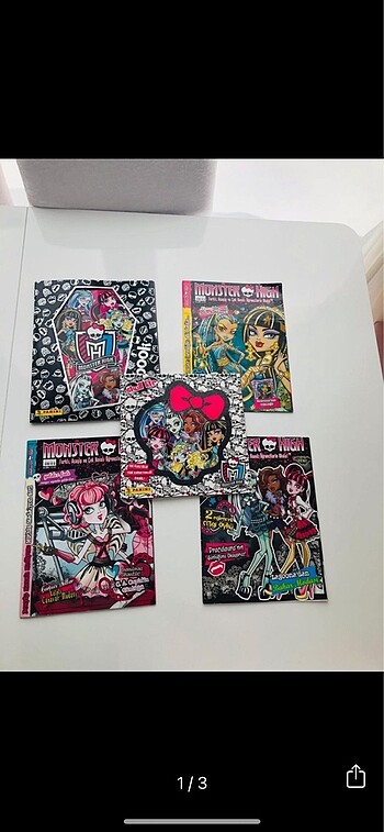  Beden Monster high dergi ve kartpostallar