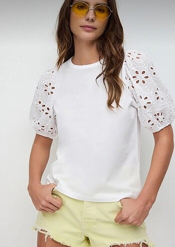 H&m balon kol tişört