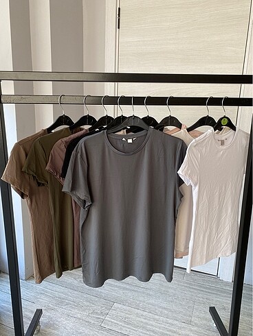 s Beden Antrasit h&m tişört