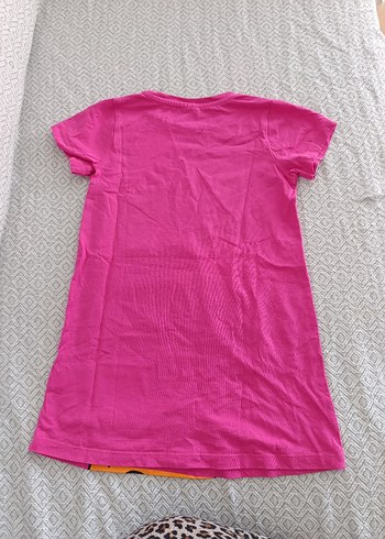 Kız Çocuk Pembe tunik tişört