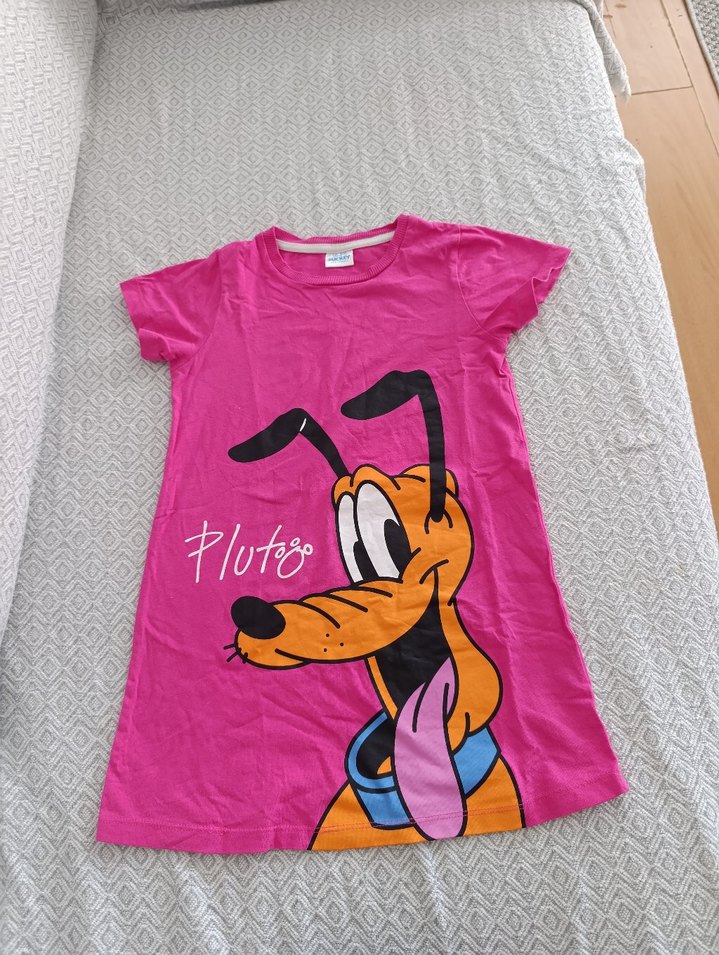 Kız Çocuk Pembe tunik tişört - Görsel 2