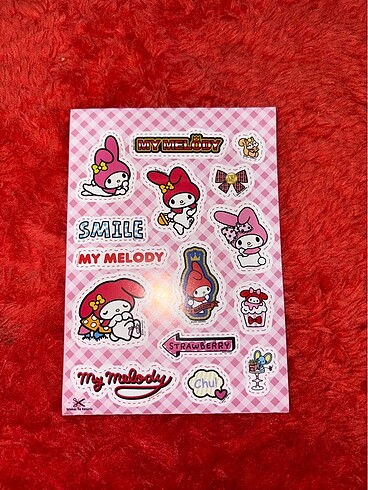 my melody sticker set