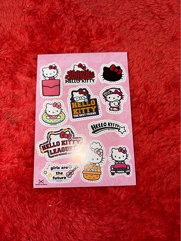 hello kitty sticker set